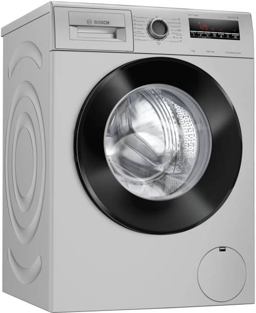BOSCH 7 kg 1200RPM Fully Automatic Front Load Washing Machine Black, Silver