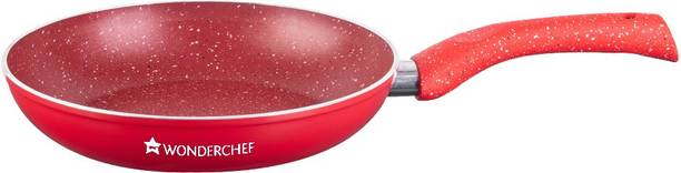 WONDERCHEF Granite Fry Pan 24cm - Red Fry Pan 24 cm diameter 1.8 L capacity