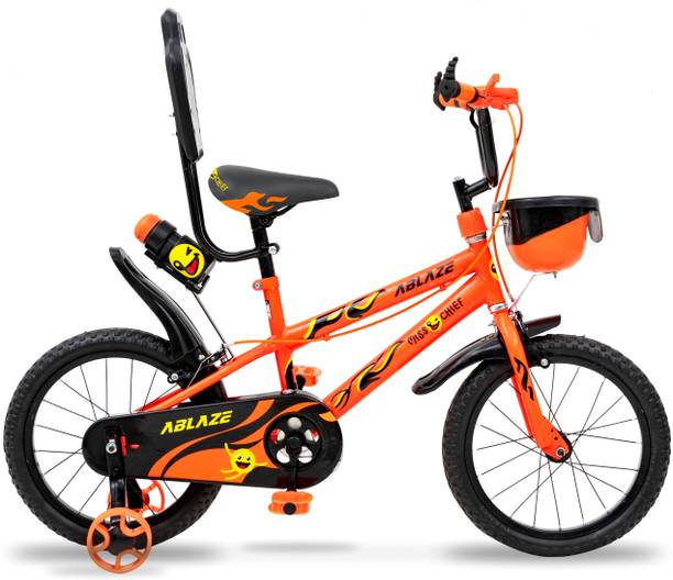 Miss & Chief Ablaze Durable 85% Semi Assembled Kids Bicycle with Accessories and Steel Rim 16 T BMX साइकिल