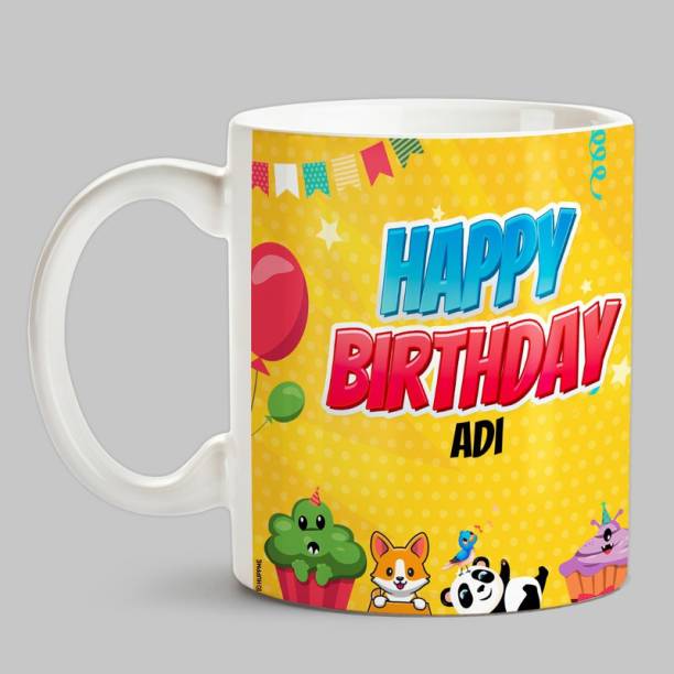 HUPPME Happy Birthday Adi   Ceramic Coffee Mug