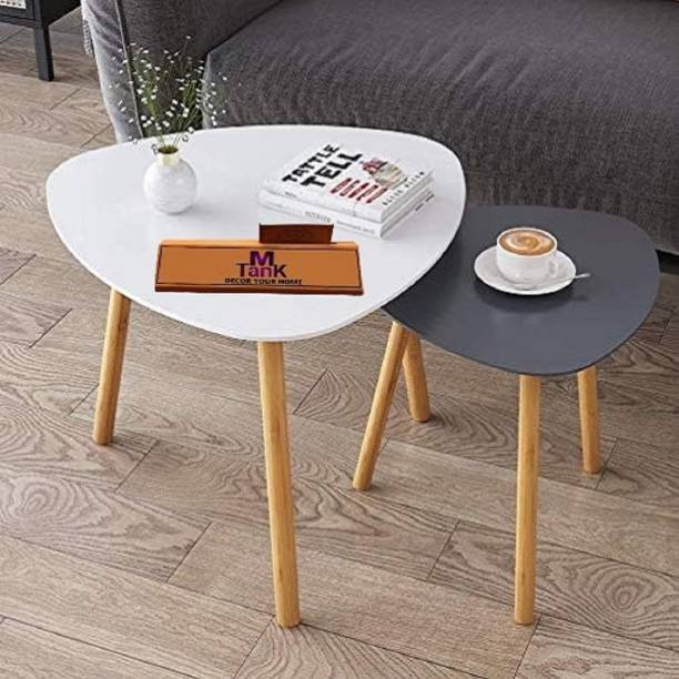 Furniture Hub Coffee Table for Living Room, Bedroom Coffee Tables for Home and Office Solid Wood Nesting Table
