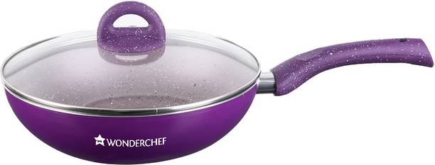 WONDERCHEF Granite वोक सेट ढक्कन के साथ