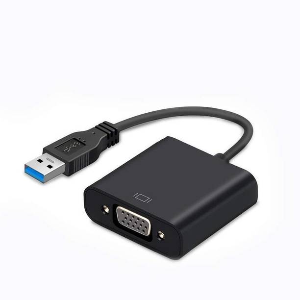 KAVTRON  TV-out Cable USB 3.0 to VGA Adapter Converter, HD External USB 3.0 Video Display Cable, Multi-Monitor Adapter.