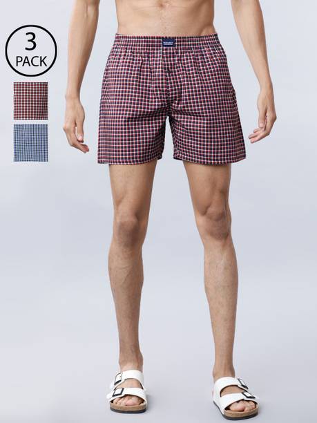Pack of 3 Checkered Men Boxer