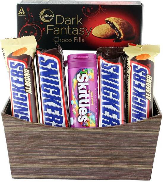 Snickers Peanut , Almond With Orbit Sugar Free Spearmint Chewing Gum Hamper | Chocolate Gift For Birthday , Anniversary, Rakhi, Diwali, Christmas | 39 Combo