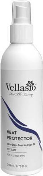 vellasio premium Heat Protector with Heat protection Spray With Graps Seed And Argan oil Hair Spray  (200 ml) Hair Spray