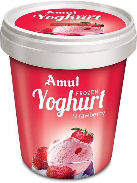 Amul Strawberry Frozen Yogurt