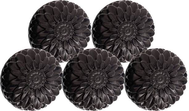 leandros Activated Charcoal Bath Soap for Deep Clean and Anti-pollution Effect-pack of-(5)-