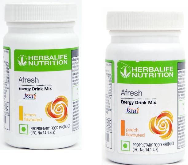 Herbalife Nutrition Afresh Energy and Nutrition Drink Lemon-Peach Sports Drink