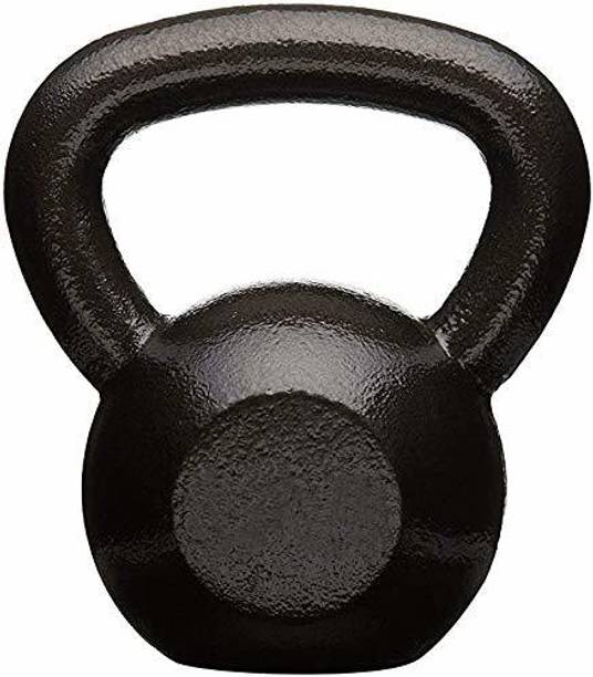 KORBAX Cast Iron Kettlebell, Kettlebell for Fitness, Kettlebell for Home Gym 6kg Black Kettlebell