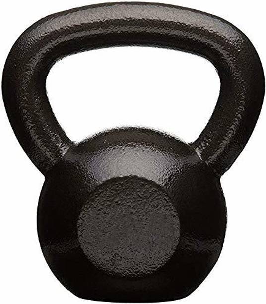 KORBAX Cast Iron Kettlebell, Kettlebell for Fitness, Kettlebell for Home Gym 16kg Black Kettlebell