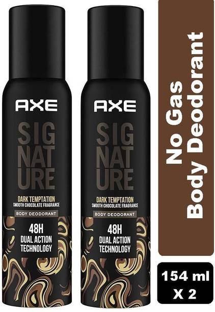 AXE Signature Dark Temptation No Gas Body Deodorant For Men Body Spray  -  For Men