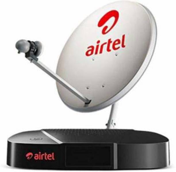 Airtel Digital TV HD Set Top Box Tamil Superstar 6 Month HD Pack +Free Delivery, Standard Installation
