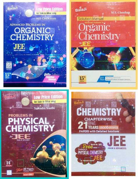 Shri Balaji Advancd Organic Chemistry And Probalms In Physical Chemistry Jee Main And Adv Sets New Edi 2021