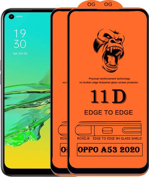 SoftTech Edge To Edge Tempered Glass for Oppo A53