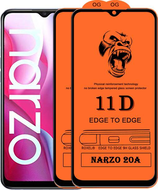 11D Edge To Edge Tempered Glass for Realme Narzo 20A