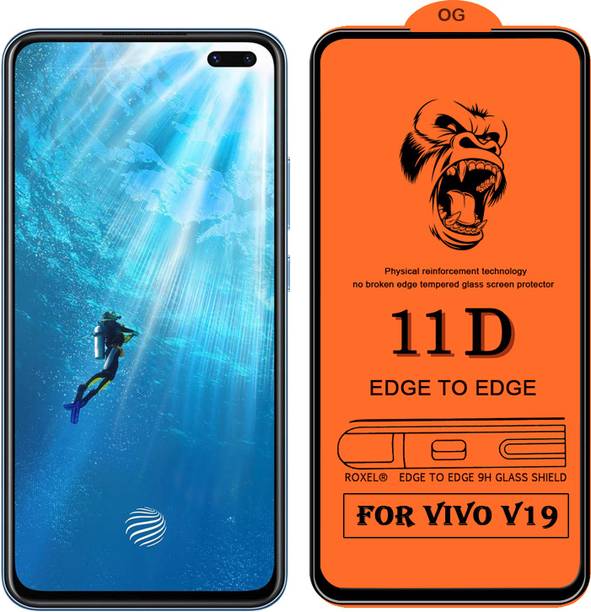 SoftTech Edge To Edge Tempered Glass for Vivo V19