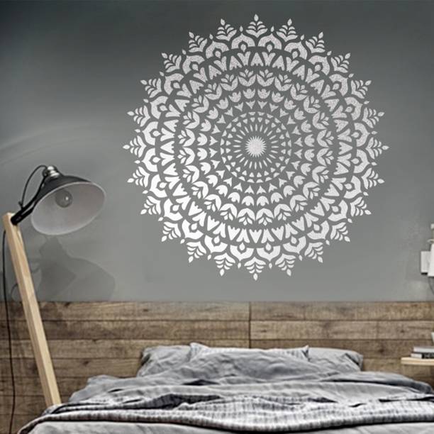 Decorze DMA_49_1 Reusable Mandala Design Plastic Stencil Stencil