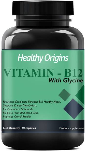 Healthy Origins B Complex Vitamins B12 and Biotin for Metabolism, Hair