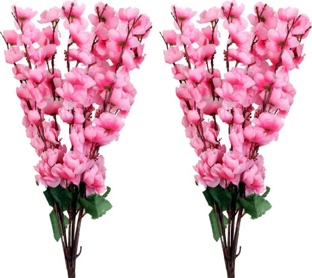 Flipkart Perfect Homes Pink Orchids Artificial Flower