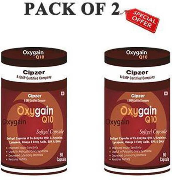 CIPZER OXYGAIN Q 10 SOFTGEL CAPSULE-Ayurvedic Capsules For Chest Pain