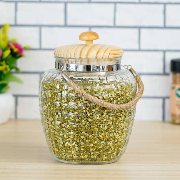 Femora Glass Grocery Container  - 2000 ml