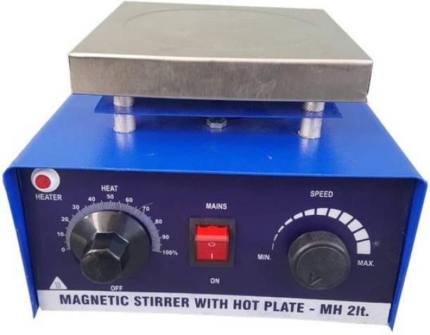 Globe Instruments Magnetic Stirrer with Speed Controller & Hot Plate Heating Lab Hot Plate with Stirrer