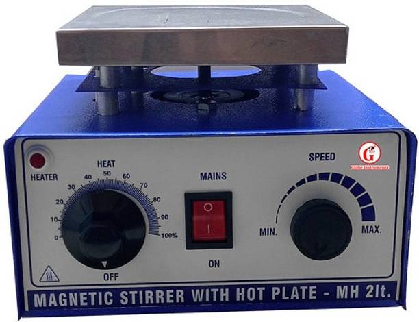 Globe Instruments 2lt Magnetic stirrer And Hot Plate With Electric Stirrer Heating Lab Hot Plate with Stirrer