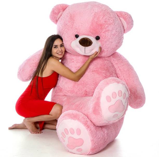 Bhagwati Soft Toy 3 Feet Pink Teddy Bear for Kids and Girls Birthday  - 90 cm