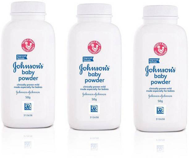 JOHNSON'S baby powder keep baby skin comfortable & dry (3*50g)