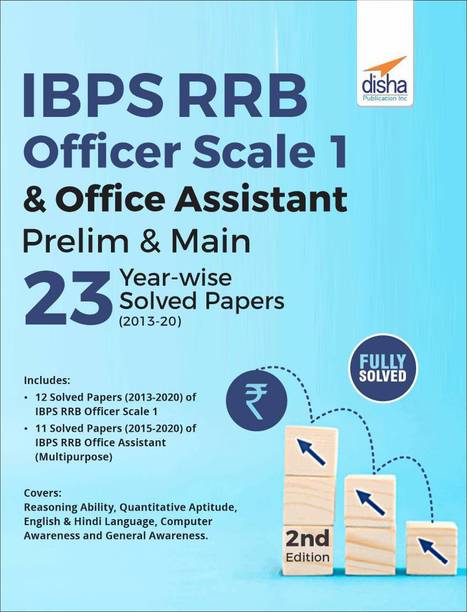 Ibps Rrb Officer Scale 1 & Office Assistant Prelim & Main 23 Year-Wise Solved Papers (2013 - 20)