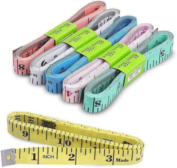 DIY Crafts Measuring Tape for Body, Double-Sided Body Measurement Measure Body for Cloth Measuring or Sewing Tailor Fabric Tape 60 Inch/150cm Tape Measure Cloth for Sewing Measurement Tape