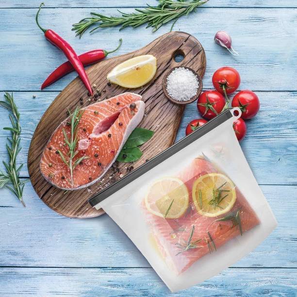 JMALL ™ Silicone Food Storage Grade Vegetable Storage Storage Bag Fruit Bag Silicone Silicone Storage Pouch