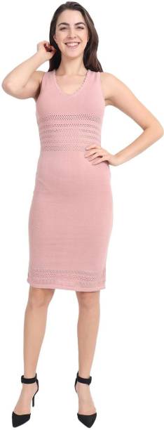 Joe Hazel Women Bodycon Pink Dress