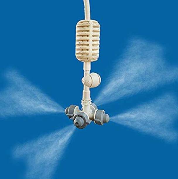 वसुधा इरिगेशन FOUR WAY NETA FOGGER SPRINKLER / JET SPRINKLER 5 PIC FOR COOLING BARN / POULTRY / GREEN HOUSE / HOME GARDEN / AGRICULTURE USE ( PACK OF 5 ) 10 L होज-एंड स्प्रेयर