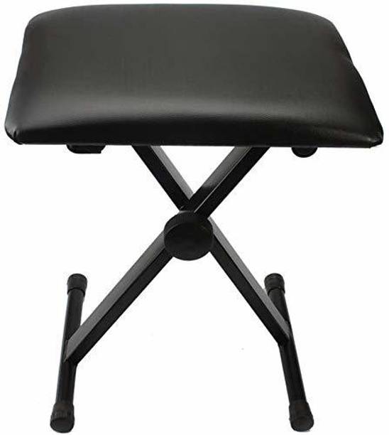 Blueberry R-29 Adjustable Piano Keyboard Bench, X-Style Bench Stool Chair Seat High-Density Sponges Non-Skid Design Saddle/Motorcycle Top Drum Throne