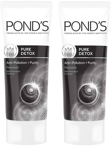 POND's Pure Detox  Each 200g Pack Of 2 Face Wash