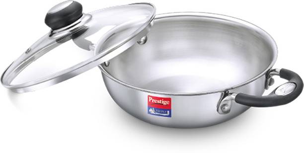 Prestige Tri Ply Kadhai 24 cm diameter with Lid 3.1 L capacity