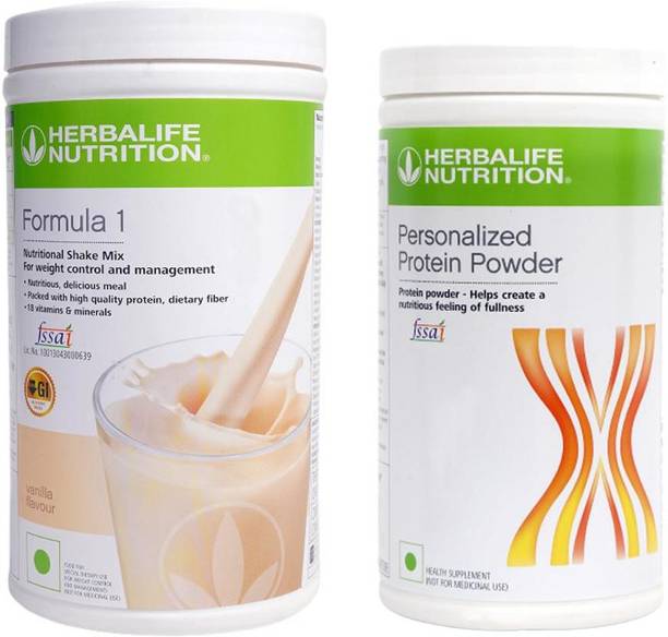 HERBALIFE Formula1 Shake - Vanilla Flavor With Personalized Protein Powder 400 Gram Plant-Based Protein