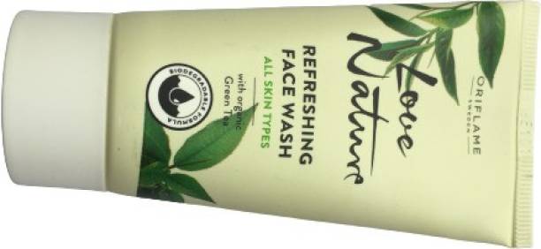 Oriflame SWEDEN LOVE NATURE REFRESHING FACE WASH WITH ORGANIC GREEN TEA ORIGINAL Face Wash