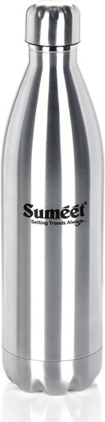 Sumeet Double Wall Water Bottle,24 Hours Hot & Cold 1000 ml Flask