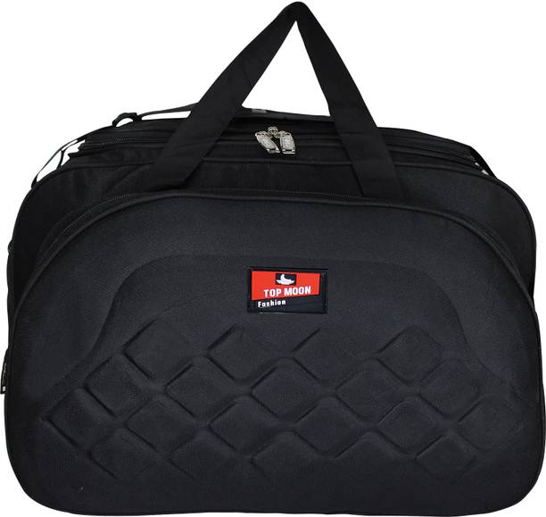 65 L Strolley Duffel Bag - BBD_N-Waterproof Luggage Travel Duffel Bag with Roller wheels Duffel Bag, Tp10 - Black - Large Capacity