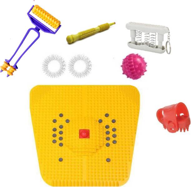 netclub NC-2010P Acupressure Massager Tool Kit With Power Mat And Other Body Massage Products Combo Pack fitness mat yoga mat Massager