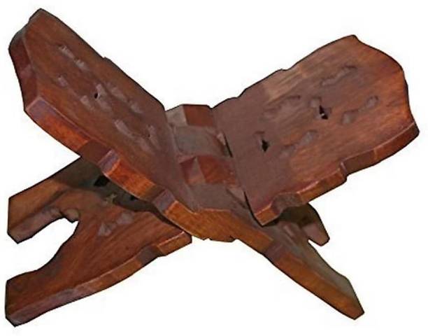 SHRI JI WOODEN RAHAL Wooden Steel Book Rest