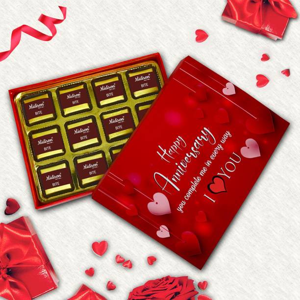 मिंडफिड Anniversary Gifts, Chocolate Anniversary Gifts, Wedding Anniversary Gifts, Anniversary Gift for Couple (144 g)