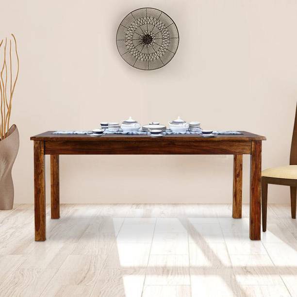 Angel Furniture Solid Wood 6 Seater Dining Table