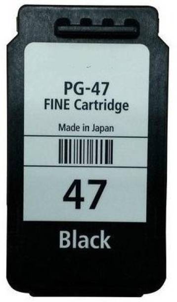 trendvision PG 47XL INK CARTRIDGE FOR USE IN Canon PIXMA E400/E410/E417/E460/E470/E477/E480 Printers-BLACK Black Ink Cartridge