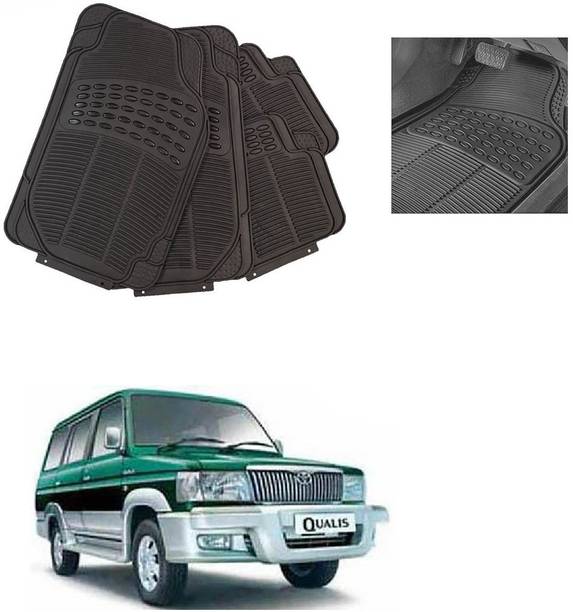 AutoKraftZ Rubber, PVC Standard Mat For  Toyota Qualis
