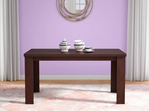WOOD OASIS Solid Wood 6 Seater Dining Table