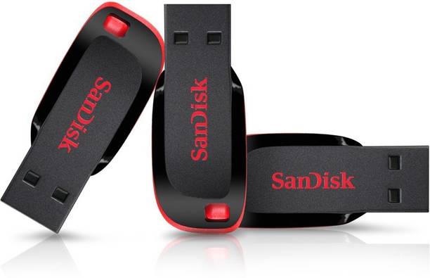 SanDisk SDCZ50-016G-I35 16 GB Pen Drive Compatible with Desktop Computer, Audio Player, Television, Laptop USB 2.0 Plastic Case